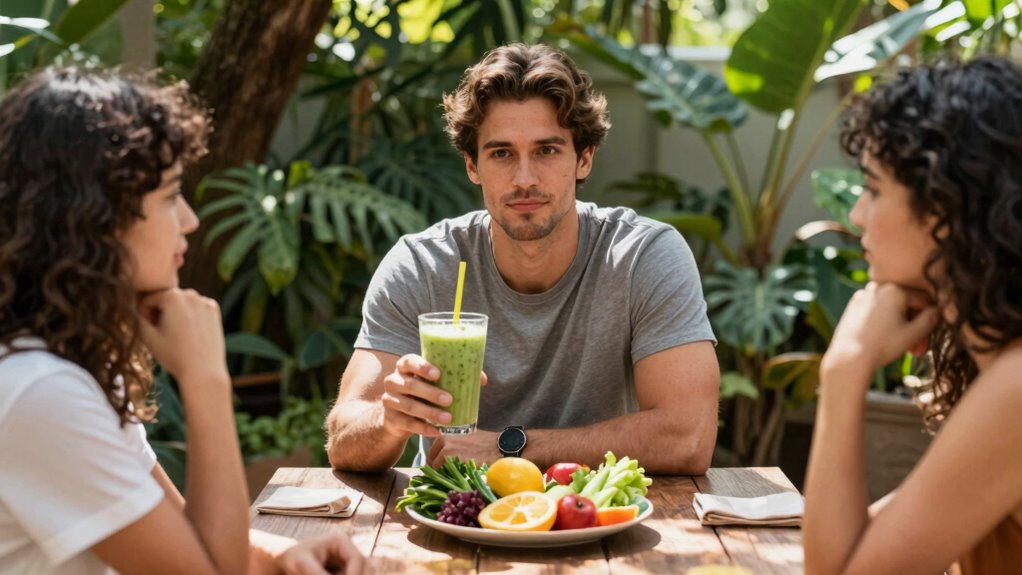 responding to diet questions