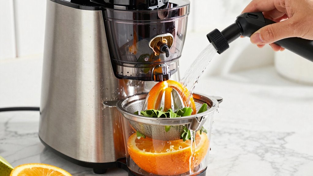 rinse quickly maintain cleanliness