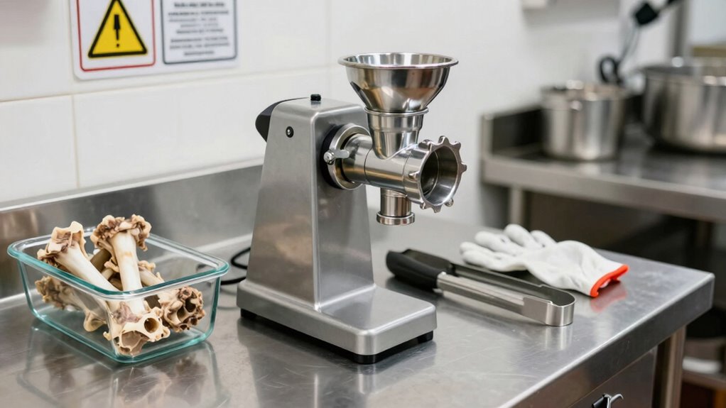 safe bone grinding practices