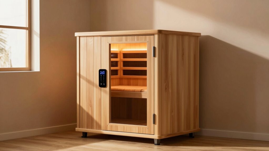 sauna features and safety