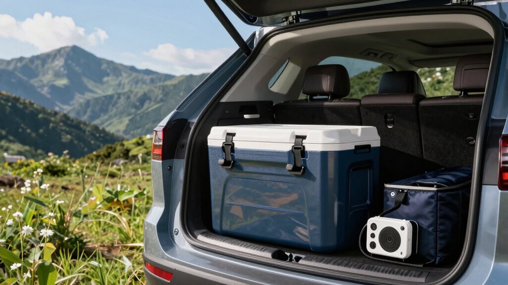 suv road trip cooler selection