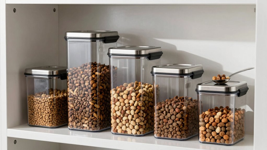 top airtight pet food containers