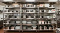 top commercial kitchen storage