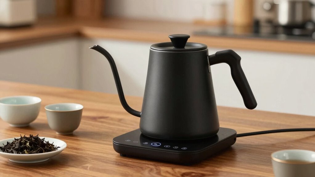 top electric kettle controls