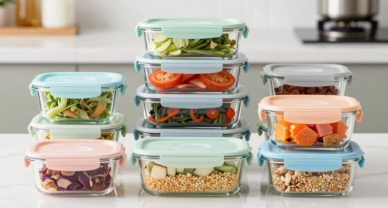 top glass meal prep sets