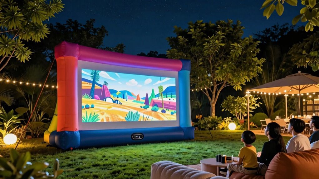 top inflatable outdoor projector screens
