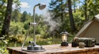 top propane camping shower options