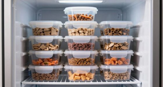 top stackable pet food containers