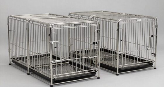 top stainless steel dog crates