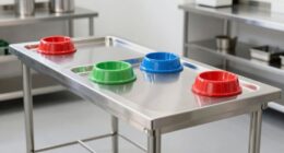 top stainless steel pet prep tables