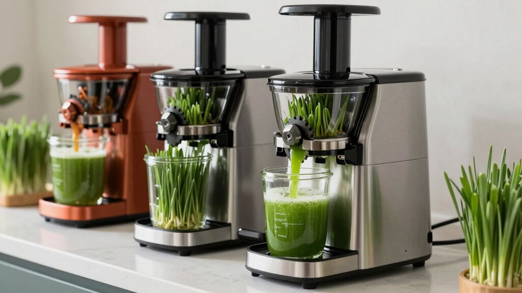 top twin gear wheatgrass juicers