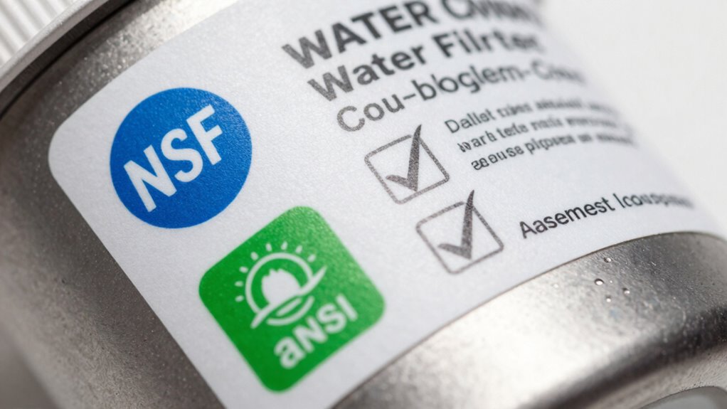 understanding water filter certifications