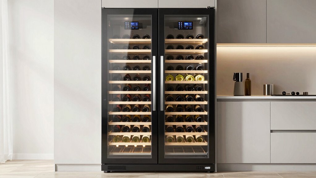 wine fridge capacity and features