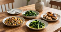 balanced portions over presentation