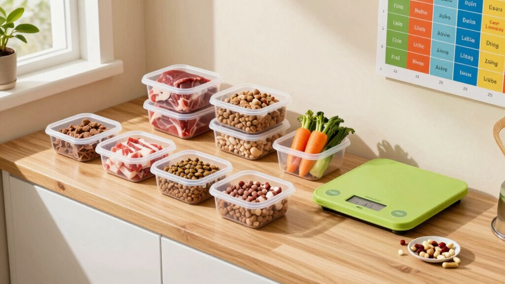 balanced raw diet portions