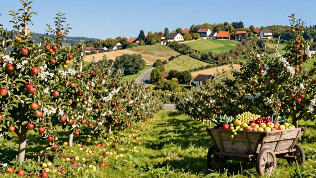 charming villages and orchards