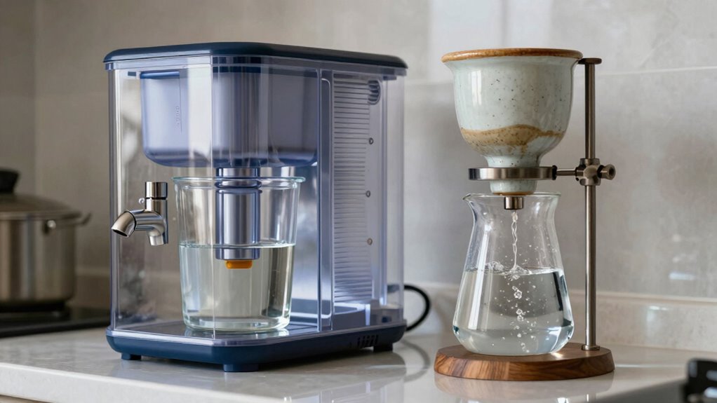 comparison of water filtration
