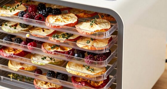 dehydrator capacity involves tray count