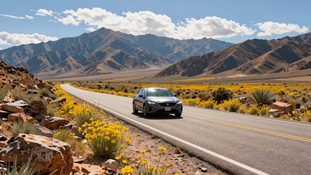 desert drive from los angeles