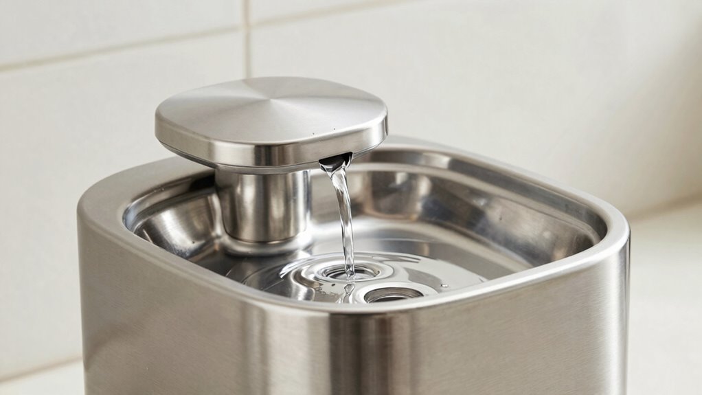 easy stainless pet fountain maintenance