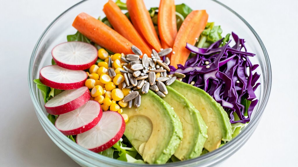 exciting layered raw salads