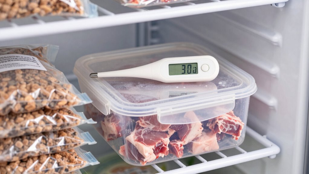 freezer thermometer organization habit