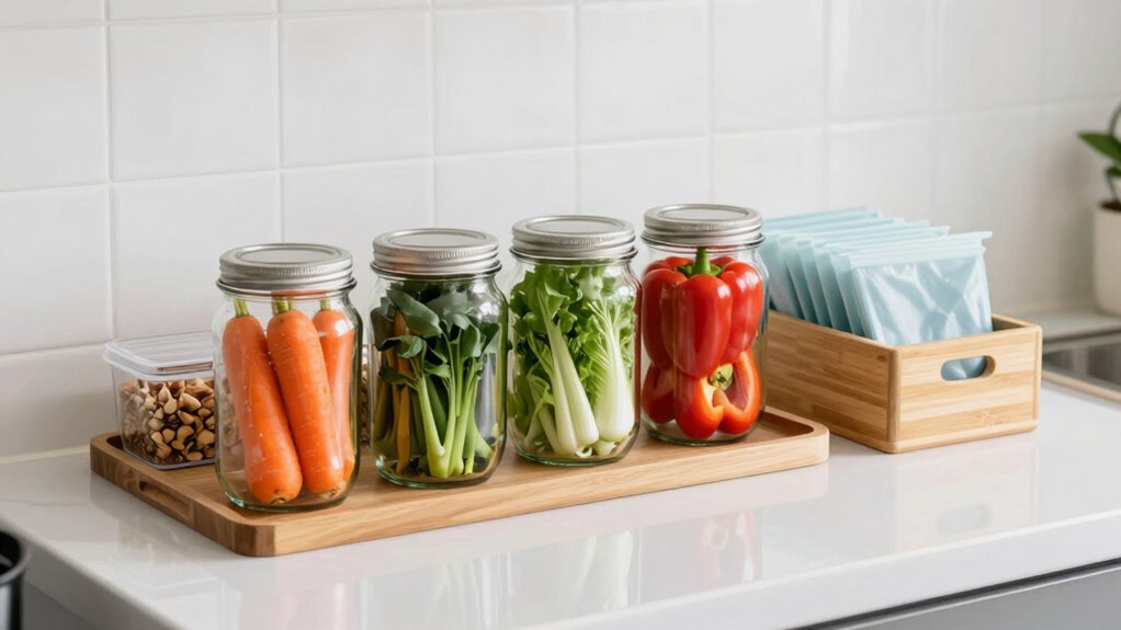 healthy raw food storage