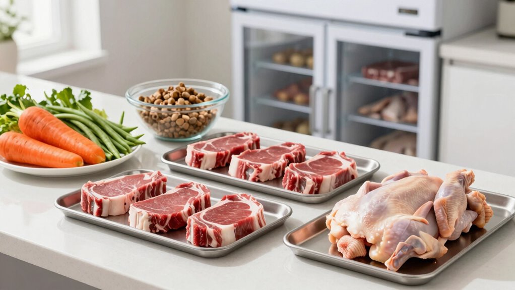 hygienic pet food preparation
