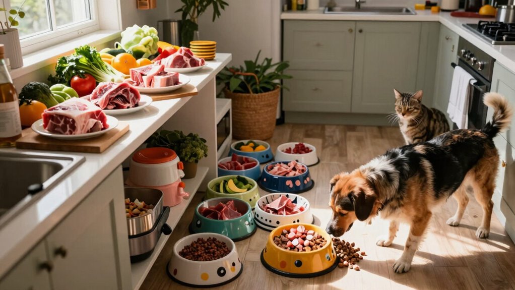 managing multi pet raw diets