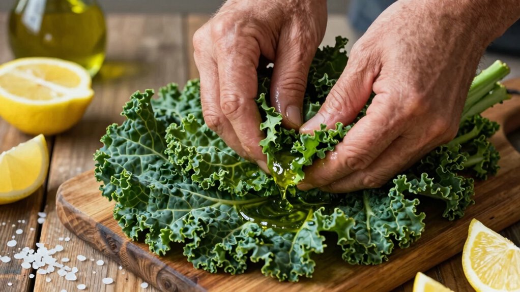 massaged kale tender flavorful nutritious