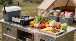 optimized camp kitchen setup