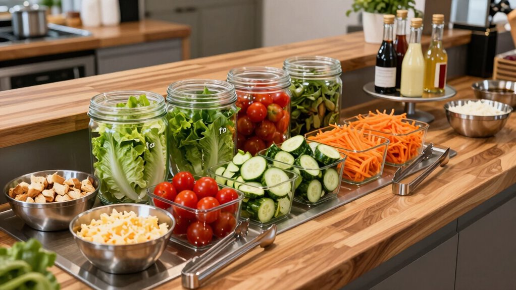 organize label prepare serve