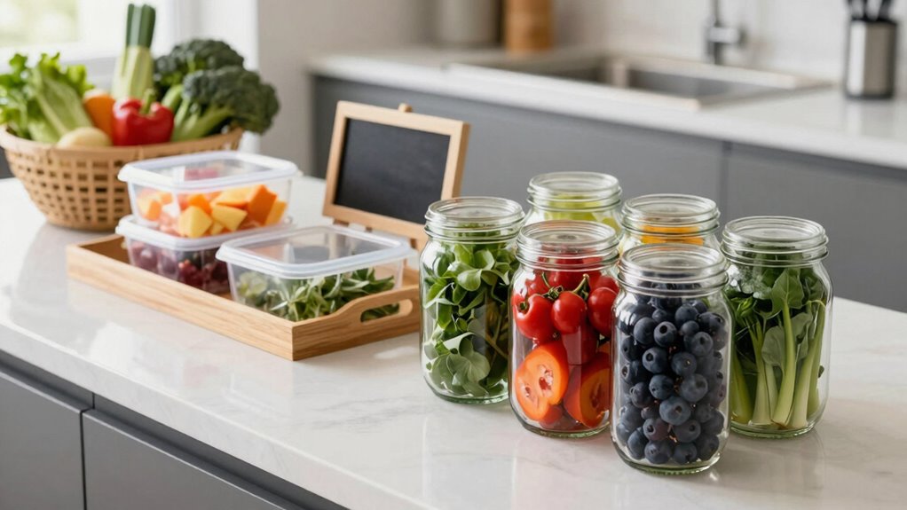 organize prep store refill