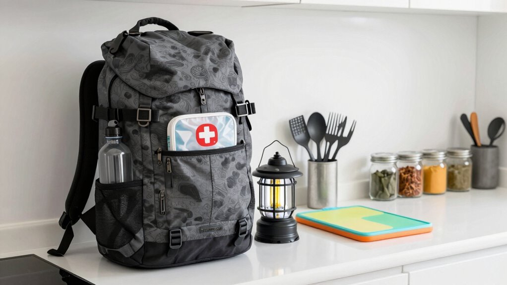 organize travel and kitchen supplies