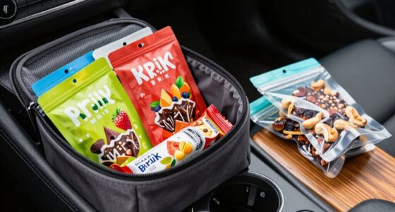 organized accessible snack storage