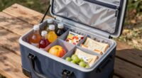 organized travel cooler storage