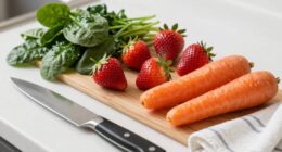 prepare produce before juicing