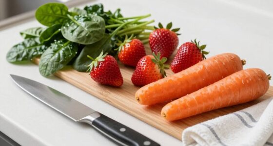 prepare produce before juicing