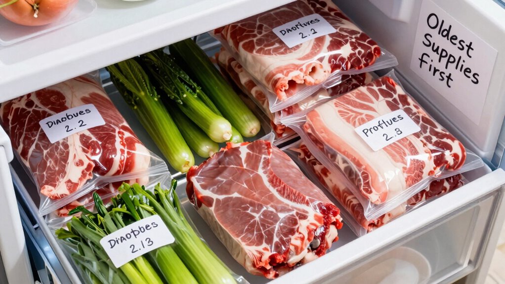 proper freezer food management