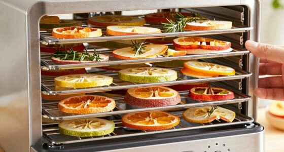 rotate trays for even dehydration