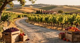 scenic drive through wineries