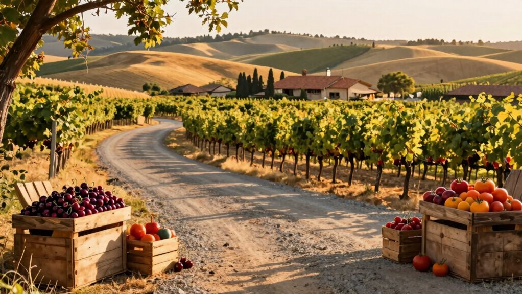 scenic drive through wineries