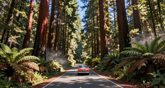 scenic redwood forest journey