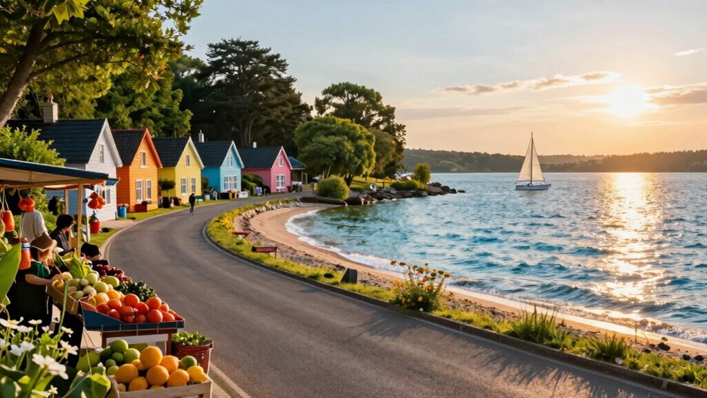 scenic route markets and beaches
