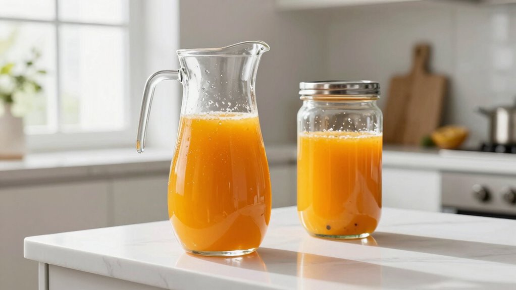 store juice with minimal air