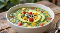 texture enhances raw soups
