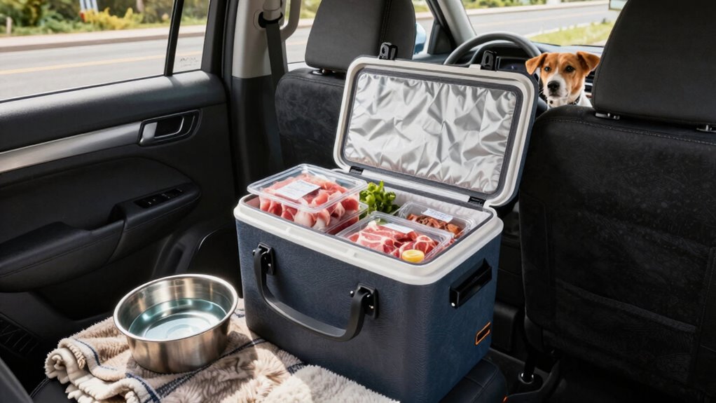 traveling with raw fed pets