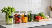 weekly produce refill system