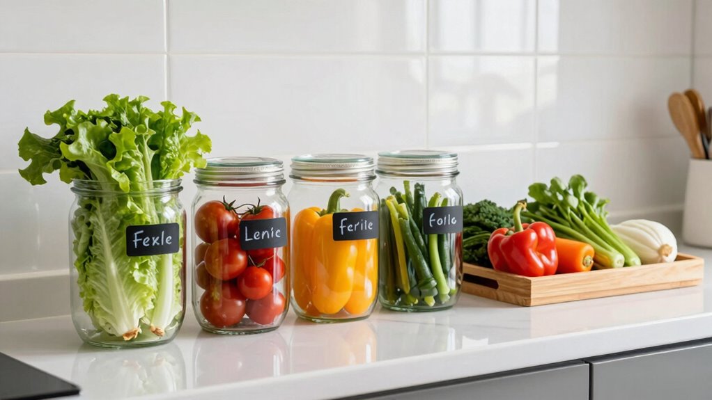 weekly produce refill system
