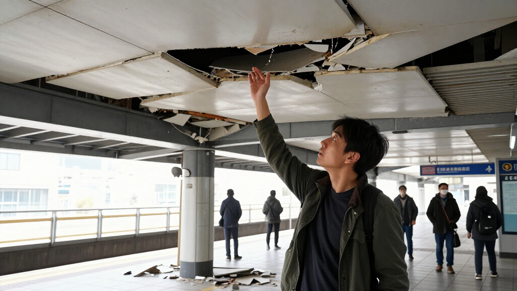 False Ceiling Collapse At Fabra I Puig Station Injures Three